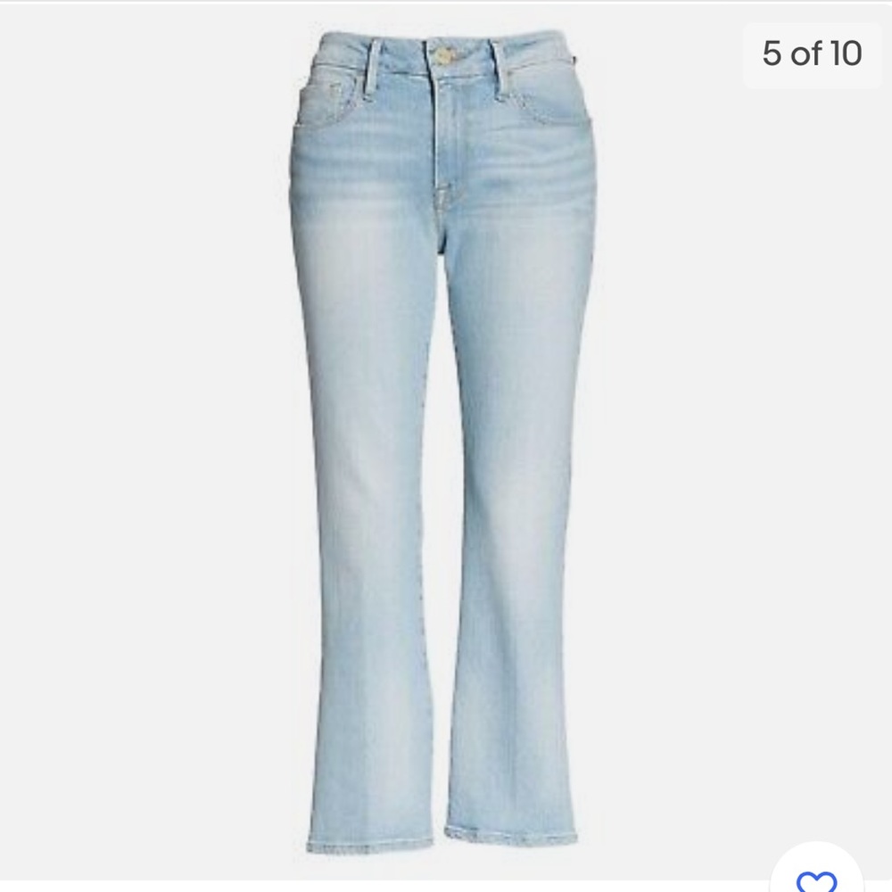 Frame Denim Le Crop Mini Boot size 25